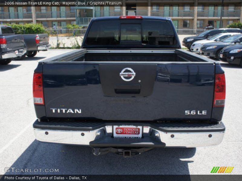 Majestic Blue / Graphite/Titanium 2006 Nissan Titan LE King Cab