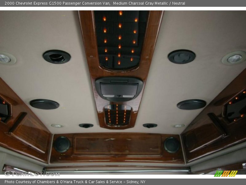 Medium Charcoal Gray Metallic / Neutral 2000 Chevrolet Express G1500 Passenger Conversion Van
