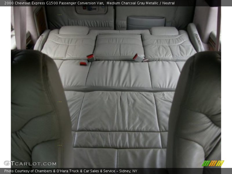 Medium Charcoal Gray Metallic / Neutral 2000 Chevrolet Express G1500 Passenger Conversion Van