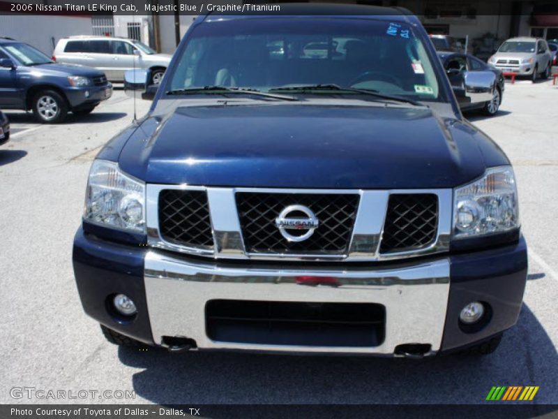 Majestic Blue / Graphite/Titanium 2006 Nissan Titan LE King Cab