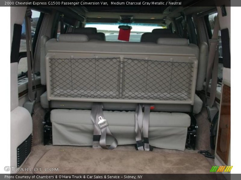 Medium Charcoal Gray Metallic / Neutral 2000 Chevrolet Express G1500 Passenger Conversion Van