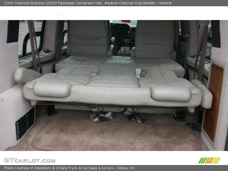 Medium Charcoal Gray Metallic / Neutral 2000 Chevrolet Express G1500 Passenger Conversion Van