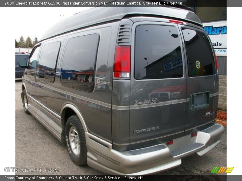 Medium Charcoal Gray Metallic / Neutral 2000 Chevrolet Express G1500 Passenger Conversion Van