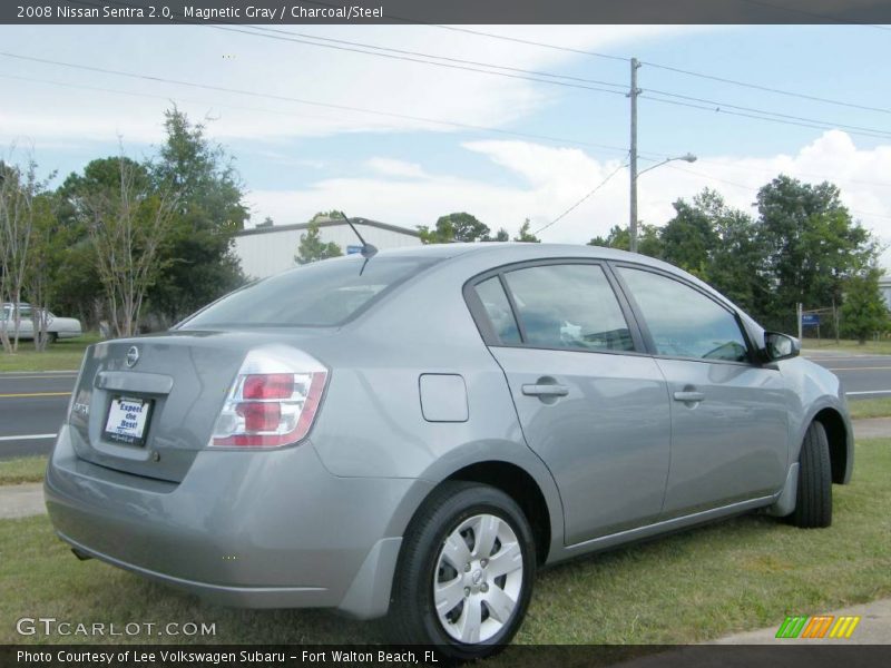 Magnetic Gray / Charcoal/Steel 2008 Nissan Sentra 2.0