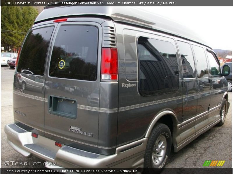 Medium Charcoal Gray Metallic / Neutral 2000 Chevrolet Express G1500 Passenger Conversion Van