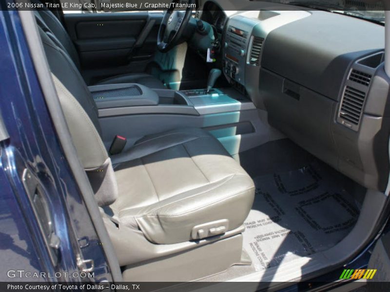 Majestic Blue / Graphite/Titanium 2006 Nissan Titan LE King Cab