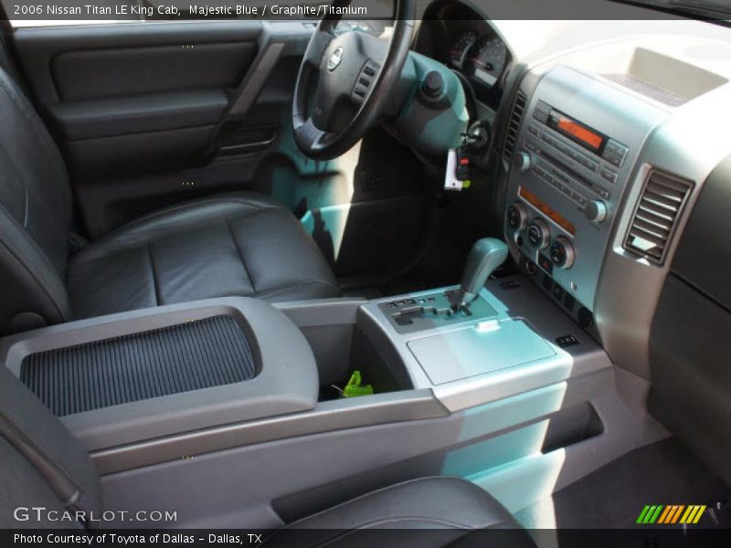 Majestic Blue / Graphite/Titanium 2006 Nissan Titan LE King Cab