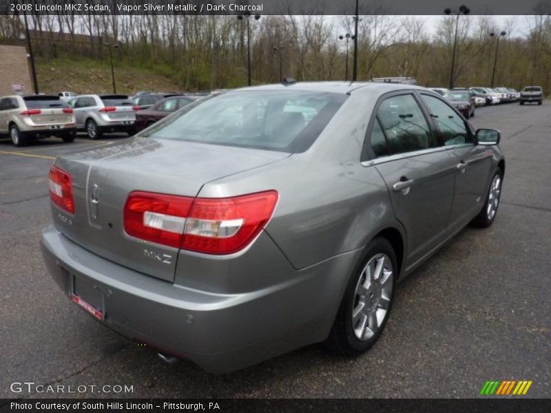 Vapor Silver Metallic / Dark Charcoal 2008 Lincoln MKZ Sedan