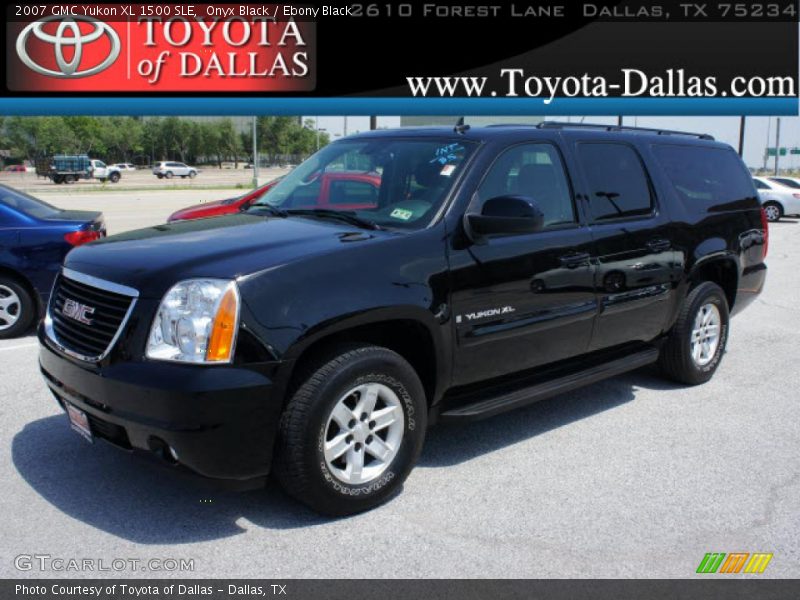 Onyx Black / Ebony Black 2007 GMC Yukon XL 1500 SLE