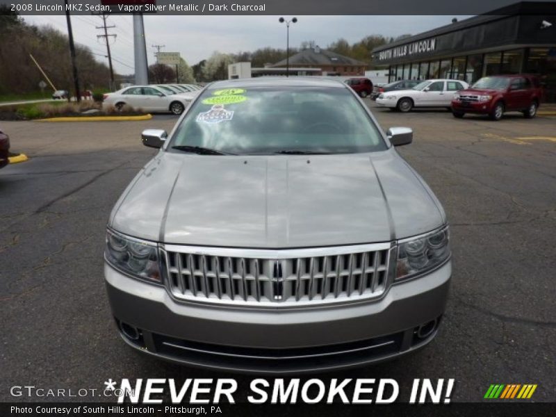 Vapor Silver Metallic / Dark Charcoal 2008 Lincoln MKZ Sedan