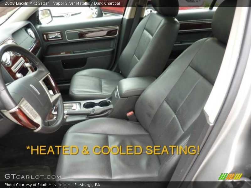 Vapor Silver Metallic / Dark Charcoal 2008 Lincoln MKZ Sedan