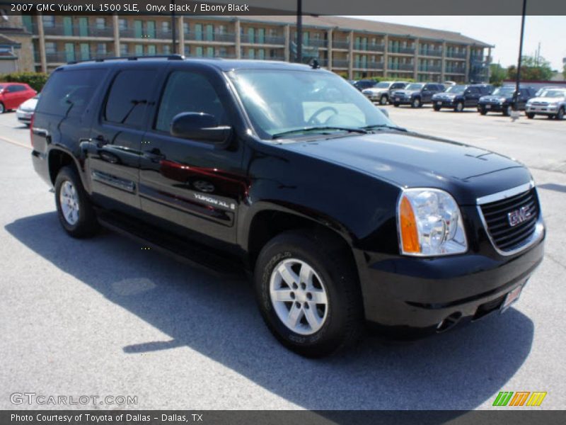 Onyx Black / Ebony Black 2007 GMC Yukon XL 1500 SLE
