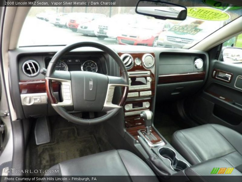 Vapor Silver Metallic / Dark Charcoal 2008 Lincoln MKZ Sedan