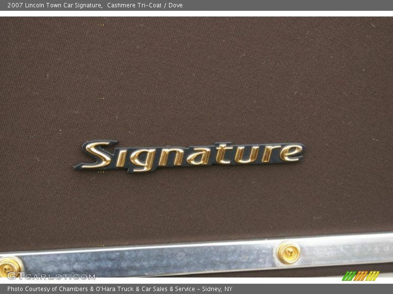 Cashmere Tri-Coat / Dove 2007 Lincoln Town Car Signature