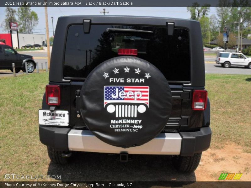 Black / Black/Dark Saddle 2011 Jeep Wrangler Unlimited Sahara 4x4