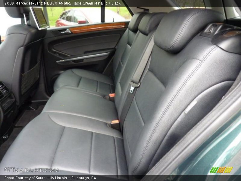 Jade Green Metallic / Black 2009 Mercedes-Benz ML 350 4Matic