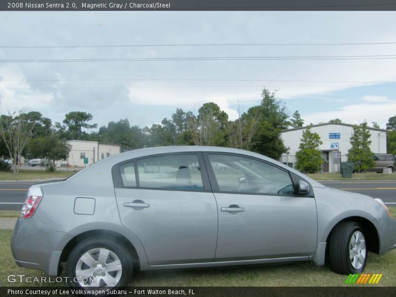 Magnetic Gray / Charcoal/Steel 2008 Nissan Sentra 2.0
