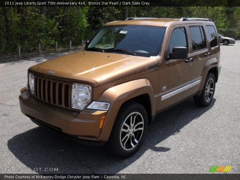 Bronze Star Pearl / Dark Slate Gray 2011 Jeep Liberty Sport 70th Anniversary 4x4