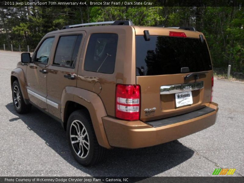 Bronze Star Pearl / Dark Slate Gray 2011 Jeep Liberty Sport 70th Anniversary 4x4