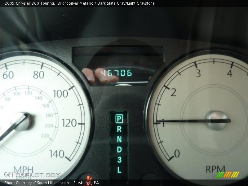 Bright Silver Metallic / Dark Slate Gray/Light Graystone 2005 Chrysler 300 Touring