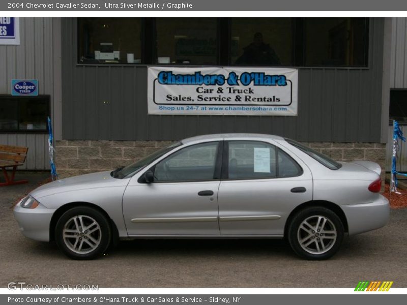 Ultra Silver Metallic / Graphite 2004 Chevrolet Cavalier Sedan