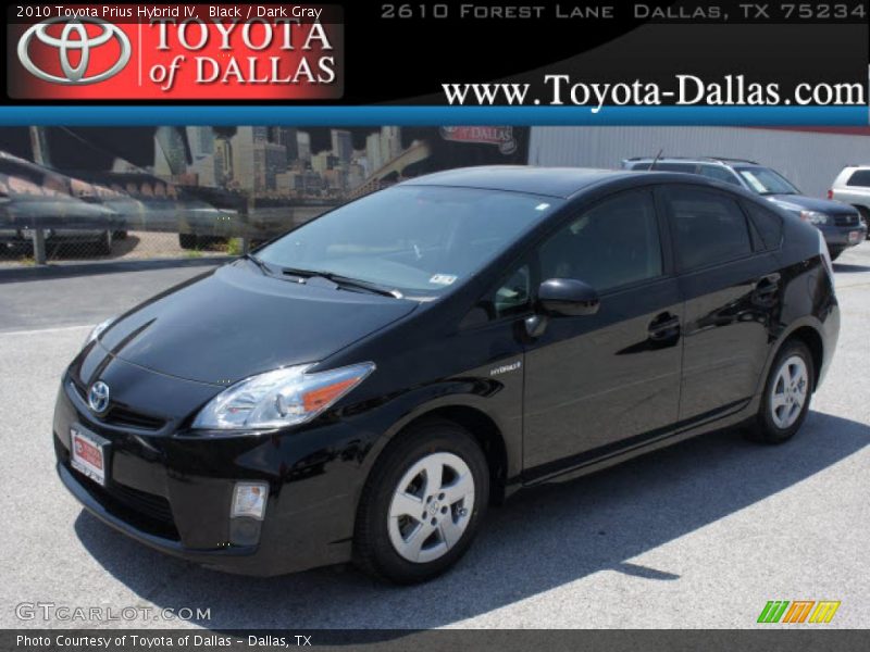 Black / Dark Gray 2010 Toyota Prius Hybrid IV