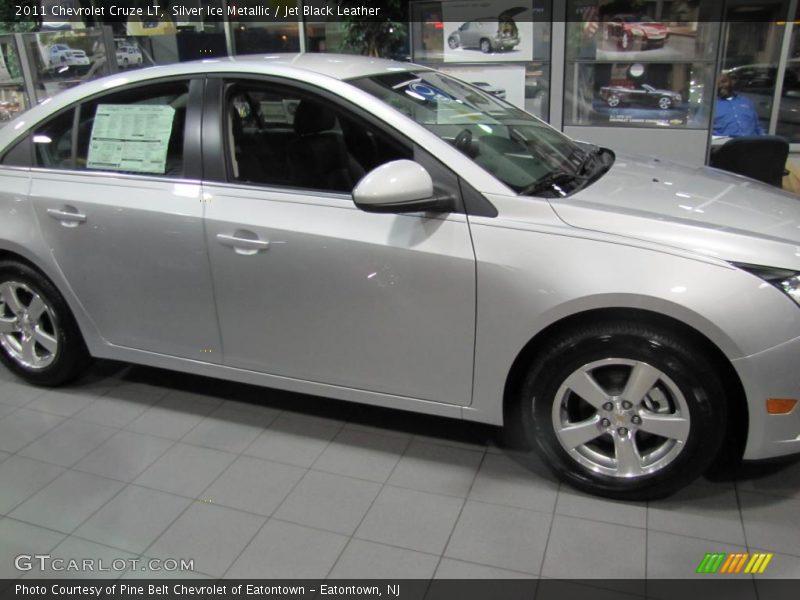 Silver Ice Metallic / Jet Black Leather 2011 Chevrolet Cruze LT