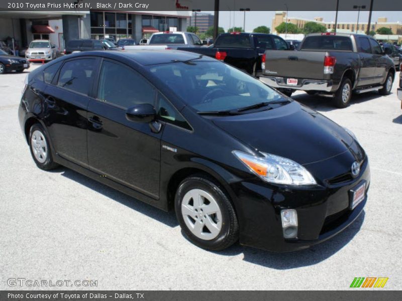 Black / Dark Gray 2010 Toyota Prius Hybrid IV
