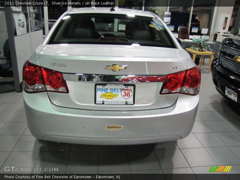 Silver Ice Metallic / Jet Black Leather 2011 Chevrolet Cruze LT