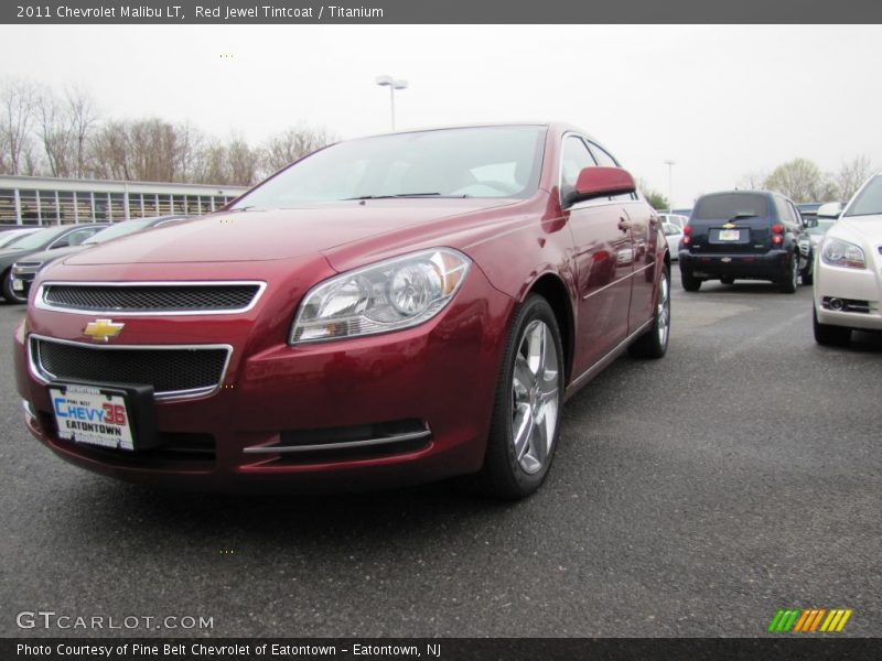 Red Jewel Tintcoat / Titanium 2011 Chevrolet Malibu LT