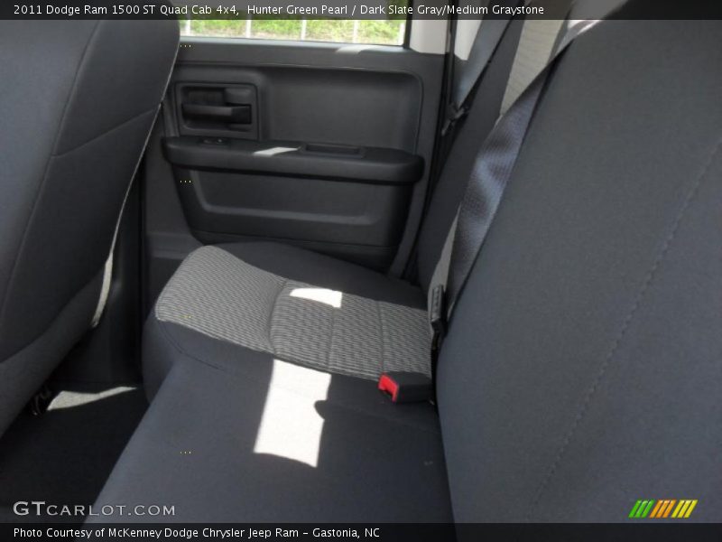 Hunter Green Pearl / Dark Slate Gray/Medium Graystone 2011 Dodge Ram 1500 ST Quad Cab 4x4