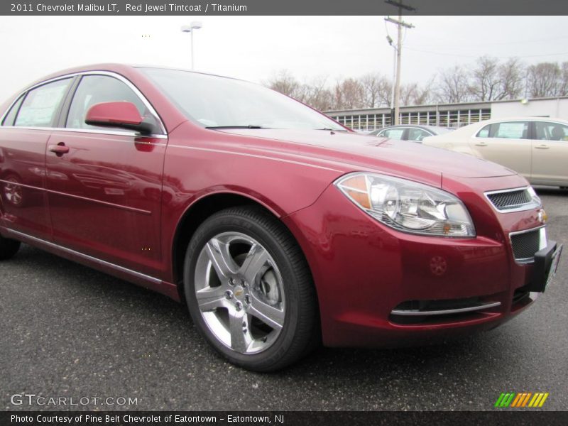 Red Jewel Tintcoat / Titanium 2011 Chevrolet Malibu LT