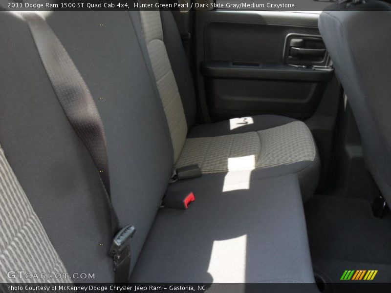 Hunter Green Pearl / Dark Slate Gray/Medium Graystone 2011 Dodge Ram 1500 ST Quad Cab 4x4