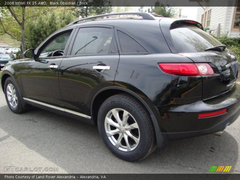 Black Obsidian / Brick 2008 Infiniti FX 35 AWD
