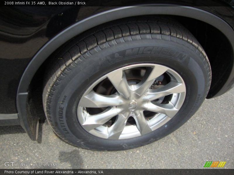 Black Obsidian / Brick 2008 Infiniti FX 35 AWD