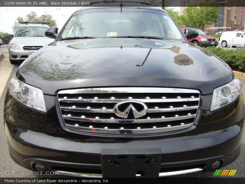 Black Obsidian / Brick 2008 Infiniti FX 35 AWD