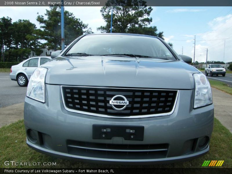 Magnetic Gray / Charcoal/Steel 2008 Nissan Sentra 2.0