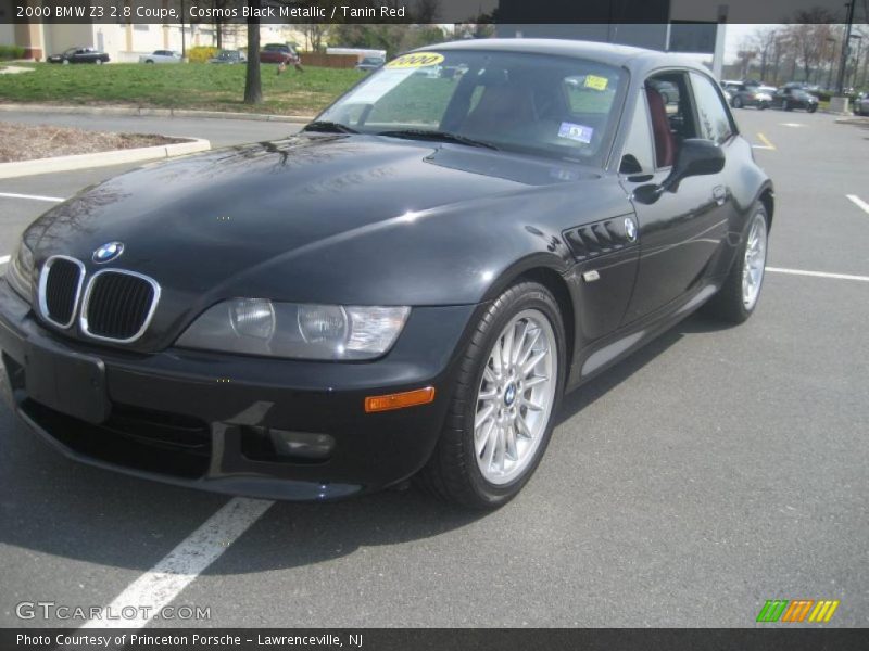 Cosmos Black Metallic / Tanin Red 2000 BMW Z3 2.8 Coupe