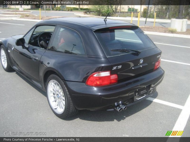 Cosmos Black Metallic / Tanin Red 2000 BMW Z3 2.8 Coupe