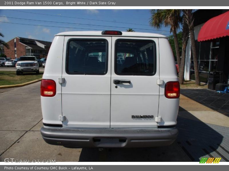 Bright White / Dark Slate Gray 2001 Dodge Ram Van 1500 Cargo