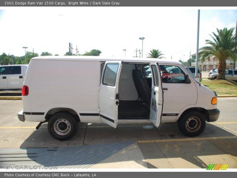 Bright White / Dark Slate Gray 2001 Dodge Ram Van 1500 Cargo