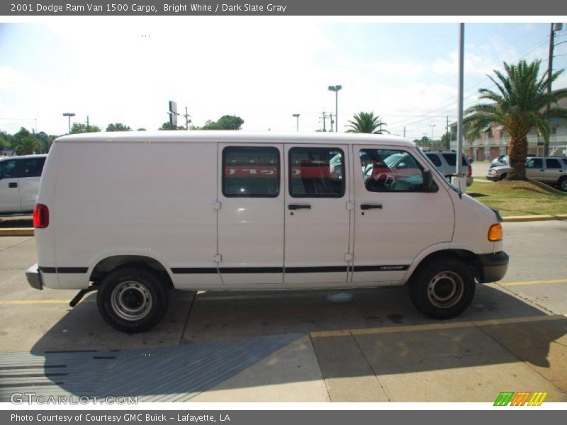 Bright White / Dark Slate Gray 2001 Dodge Ram Van 1500 Cargo