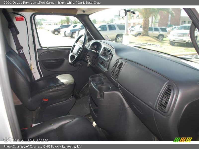 Bright White / Dark Slate Gray 2001 Dodge Ram Van 1500 Cargo