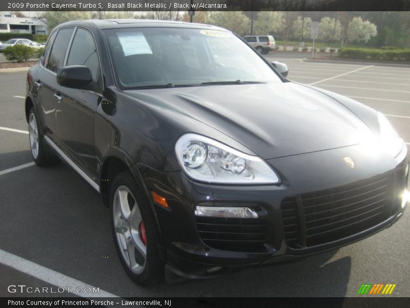 Basalt Black Metallic / Black w/Alcantara 2009 Porsche Cayenne Turbo S