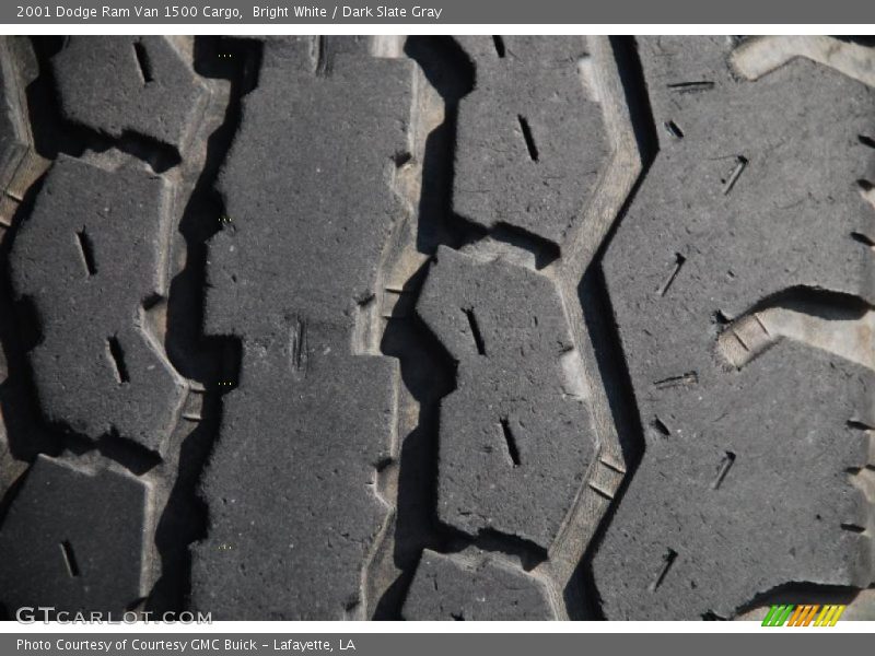 Bright White / Dark Slate Gray 2001 Dodge Ram Van 1500 Cargo