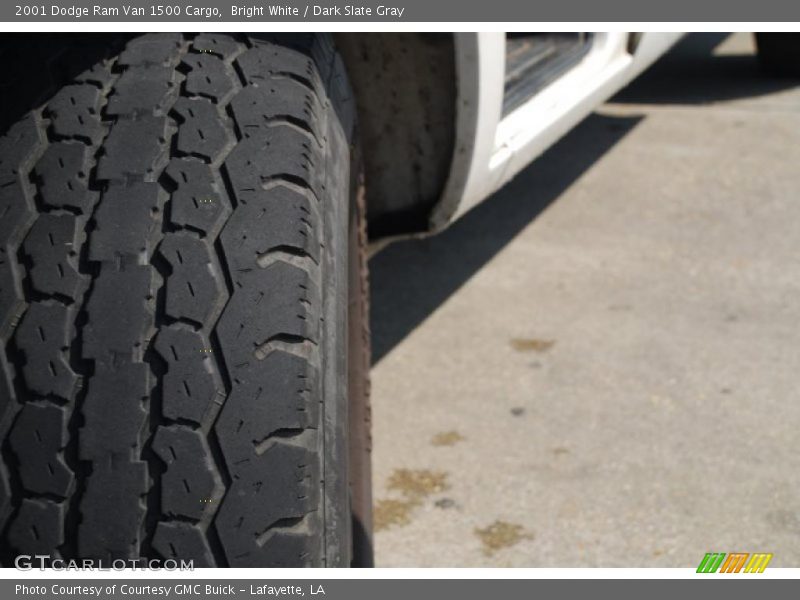 Bright White / Dark Slate Gray 2001 Dodge Ram Van 1500 Cargo