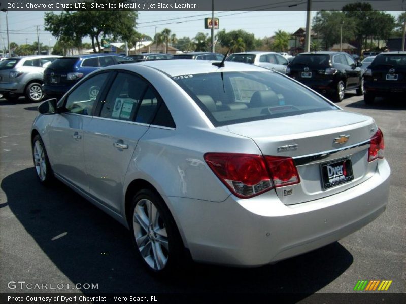 Silver Ice Metallic / Jet Black Leather 2011 Chevrolet Cruze LTZ