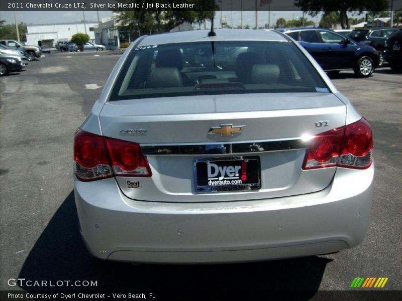 Silver Ice Metallic / Jet Black Leather 2011 Chevrolet Cruze LTZ