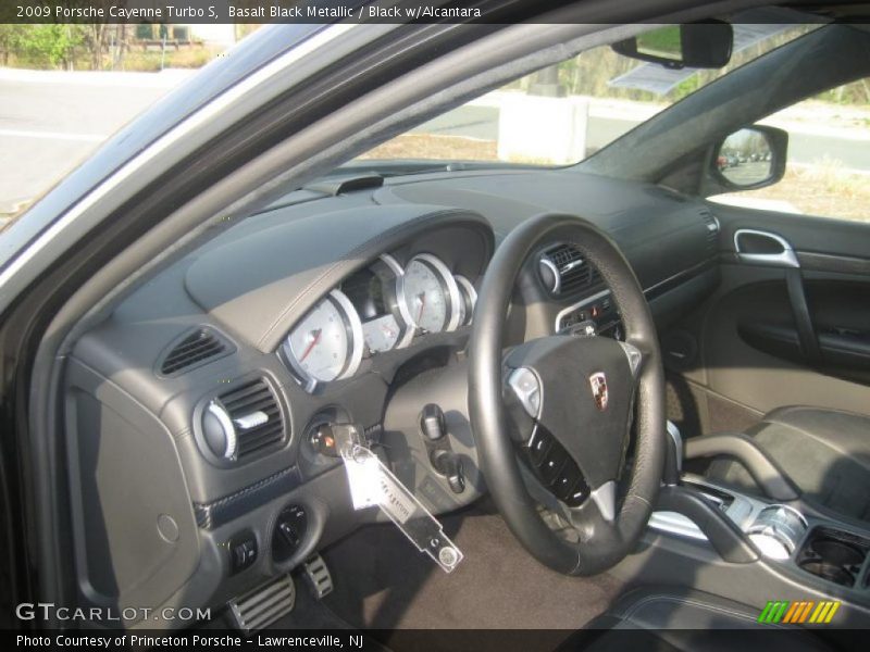 Basalt Black Metallic / Black w/Alcantara 2009 Porsche Cayenne Turbo S