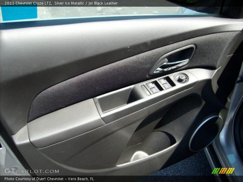Silver Ice Metallic / Jet Black Leather 2011 Chevrolet Cruze LTZ